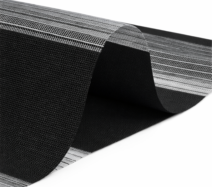 ShadesU Cordless Zebra Blinds for Windows, Black